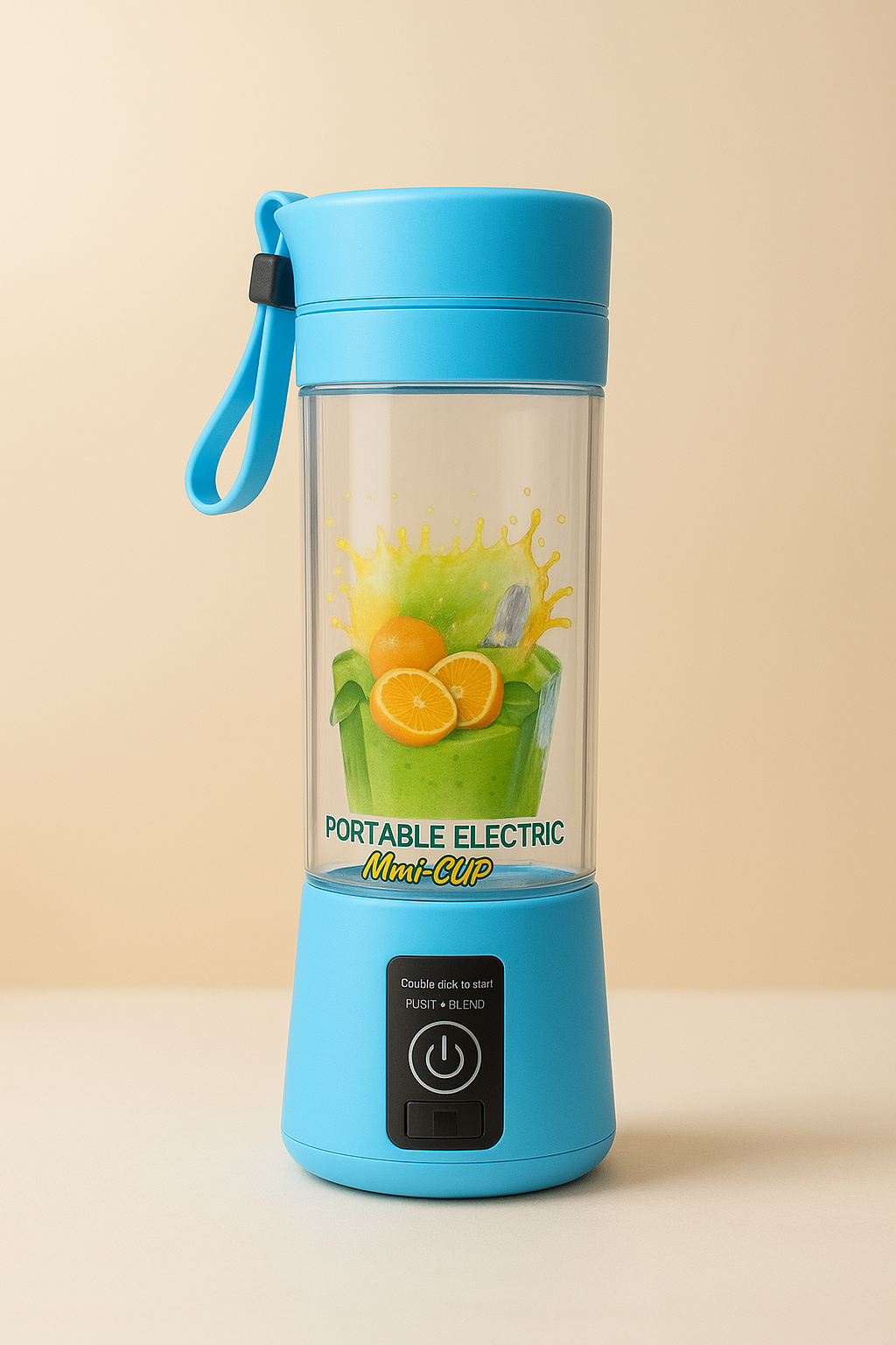 Portable Rechargeable Mini Juice Blender (380ml) – USB Powered | 🥤Smoothies & 🧃 Juices On-The-Go