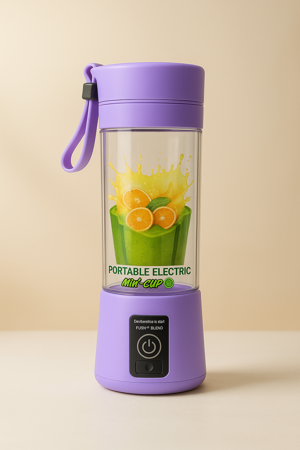 Portable Rechargeable Mini Juice Blender (380ml) – USB Powered | 🥤Smoothies & 🧃 Juices On-The-Go