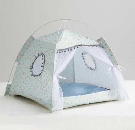 Cat Tent Cat House Enclosed Pet Bed