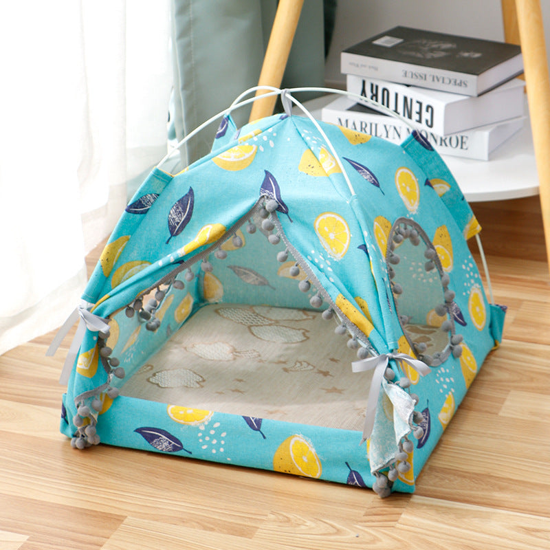 Metroshopp Cat Tent Cat House Enclosed Pet Bed