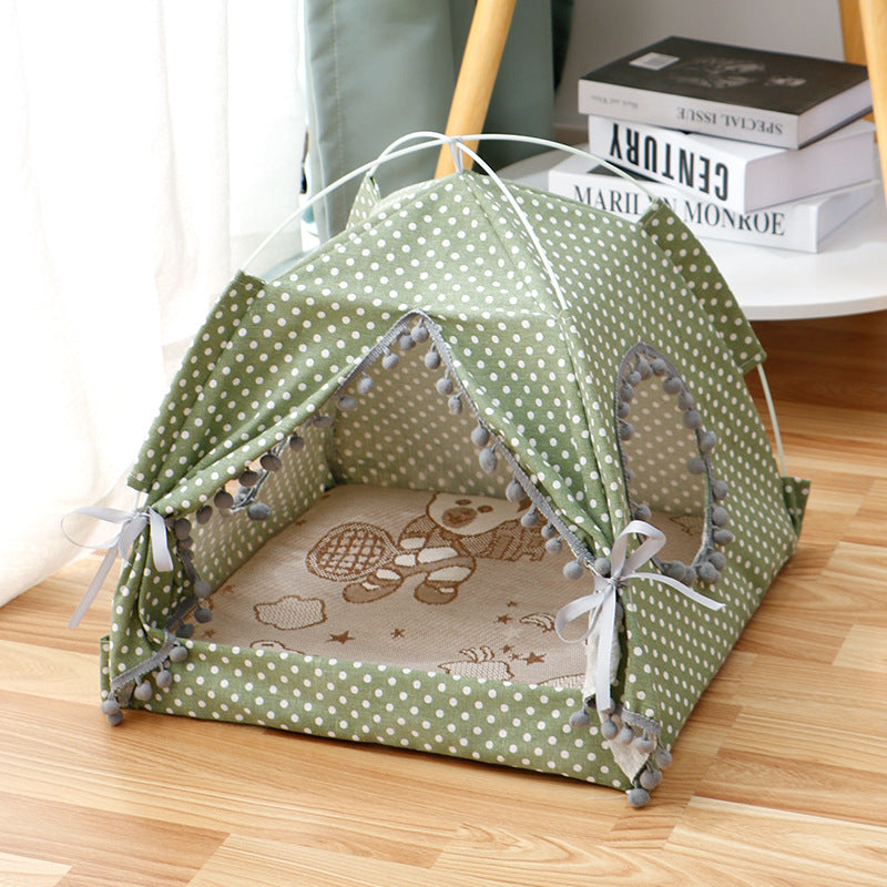 Metroshopp Cat Tent Cat House Enclosed Pet Bed