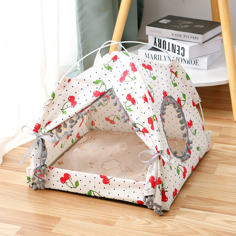 Metroshopp Cat Tent Cat House Enclosed Pet Bed