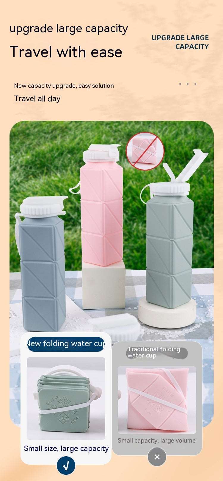 Foldable Water Bottle - Metroshopp