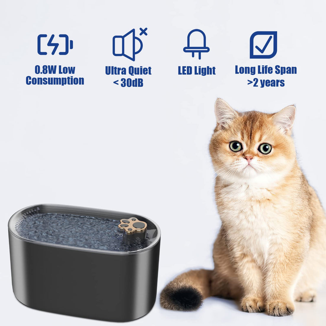 Pet Water Fountain Dispenser - Metroshopp