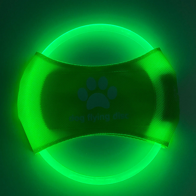 Metroshopp Dog Flying Discs Light Glowing LED LuminousTrainning Interactive Toys