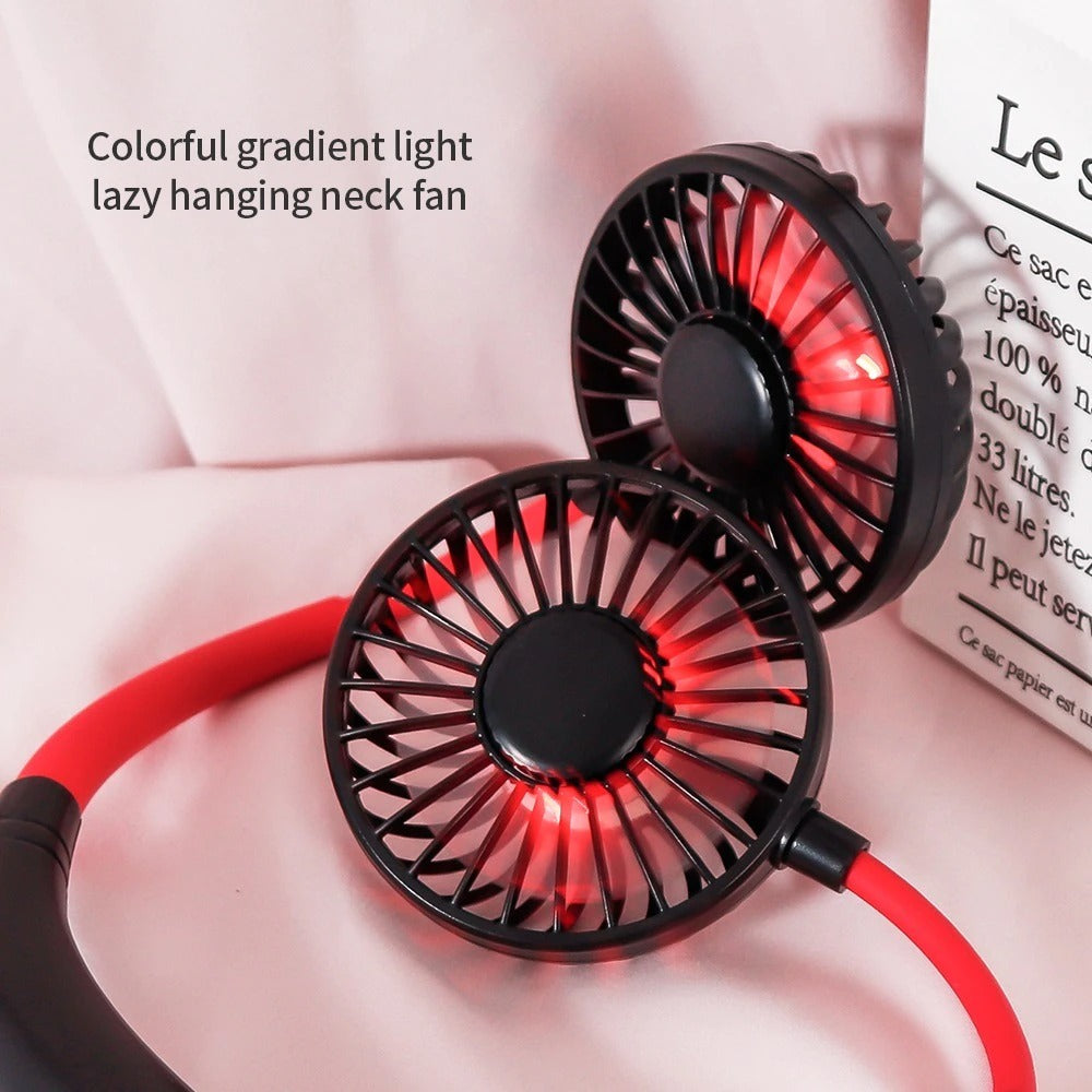 Metroshopp Mini Portable Hanging Neckband Fan