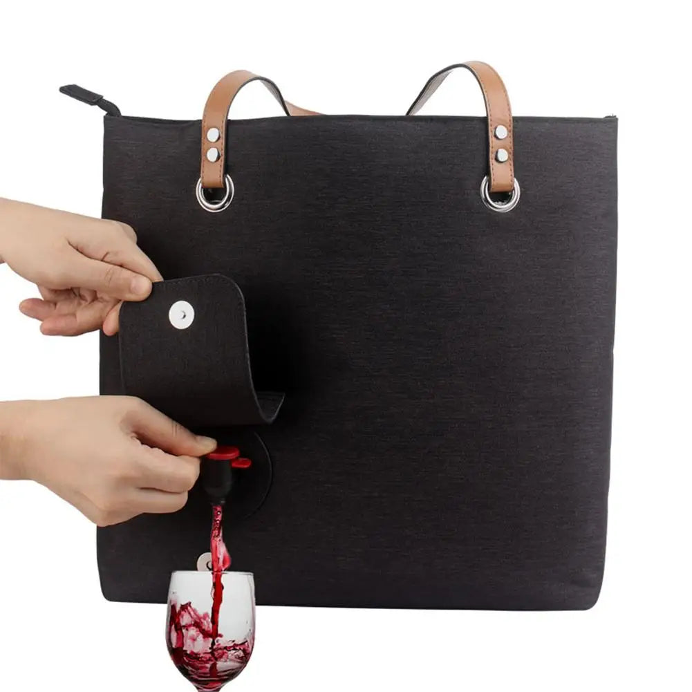 Wine tote bag