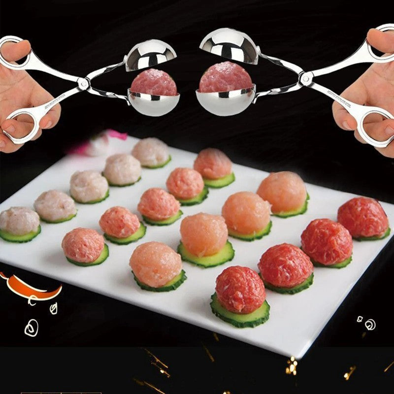 Metroshopp Meatball Maker Tool Clip Fish Meat Rice Ball Making Mold Tools Stainless Steel Kitchen Gadgets